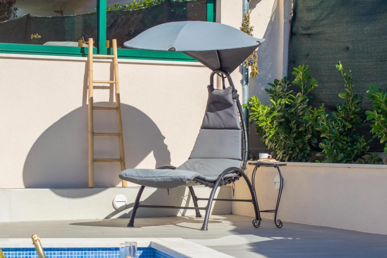 Villa Milena With Heated Pool And Jacuzzi Kostanje Exterior foto